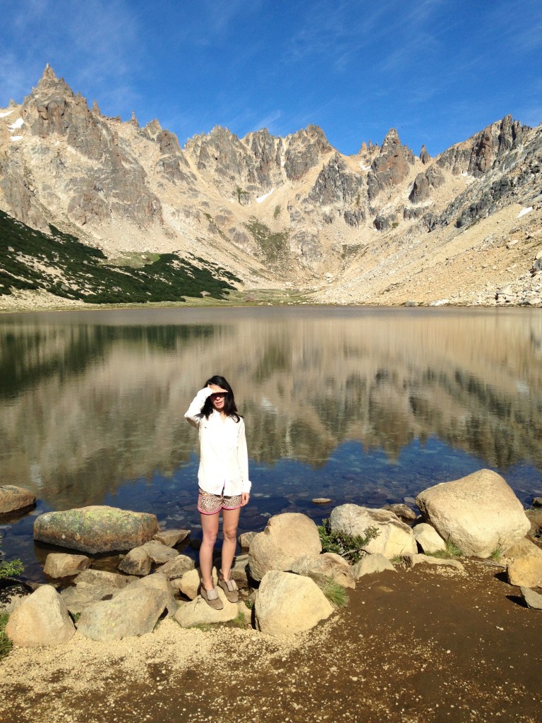 Hiked up to Refugio Frey, Patagonia, Argentina with Morgan who took this picture. 
